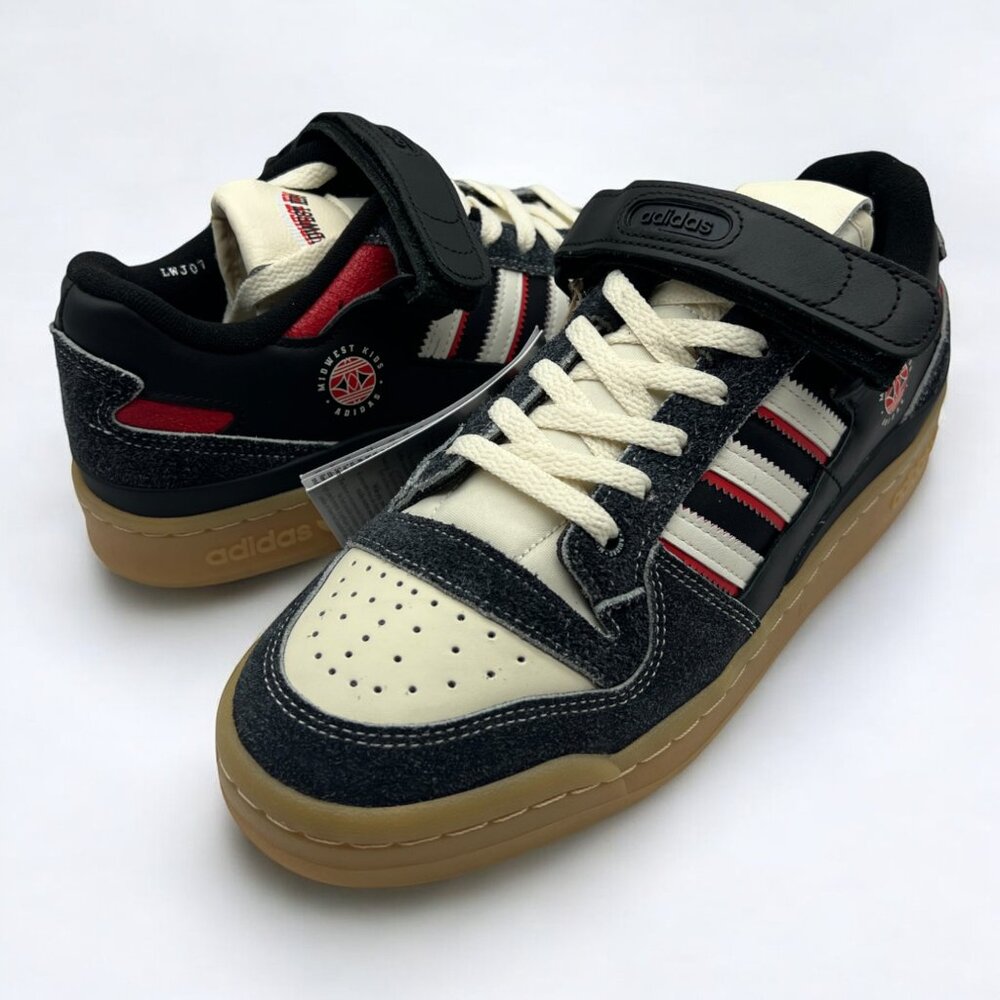 adidas Midwest Kids x Forum Low 'Black Gum' GW0035 Men's Size 9.5